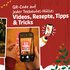 Tee Adventkalender mit QR-Code für Videos, Rezepte und Tipps auf jeder Teebeutel-Hülle