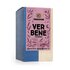 Verbene Tee Kannenbeutel Verpackung mit Illustrationen der Verbene Blätter