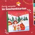 Geschlossener Sonnentor Christkindl Geschenkkarton mit Winterillustration und Text "Fertig verpackt im Geschenkkarton"